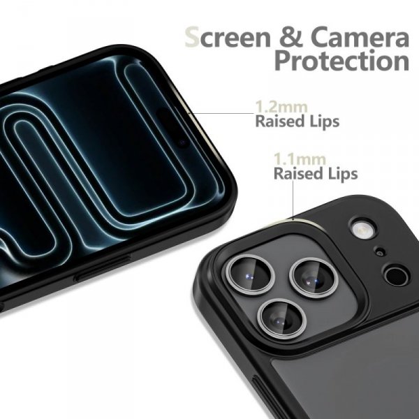 Etui Hybrydowe Tech-Protect MagMat do iPhone 17 Pro Matte Black