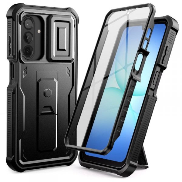 Etui Pancerne Tech-Protect Kevlar Cam+ do Samsung Galaxy A17 4G / 5G Black (Czarny)