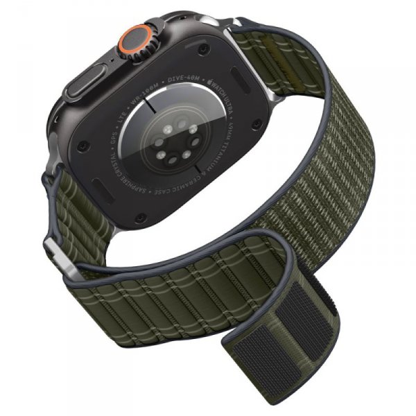 Pasek Spigen WBF0 do Apple Watch 11/10/9/Ultra 1/2 (44/45/46/49mm) – Zielony