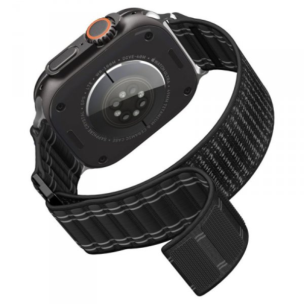 Pasek Spigen WBF0 do Apple Watch 11/10/9/Ultra 1/2 (44/45/46/49mm) – Czarny