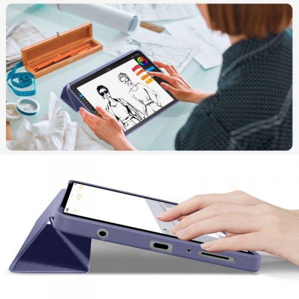 Etui do Samsung Galaxy Tab A9 / A11 8.7 - Tech-Protect SmartCase - Granatowe