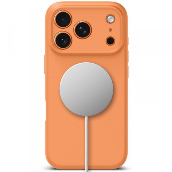 Etui do iPhone 17 Pro Max Tech-Protect BasicMag MagSafe – Matte Cosmic Orange