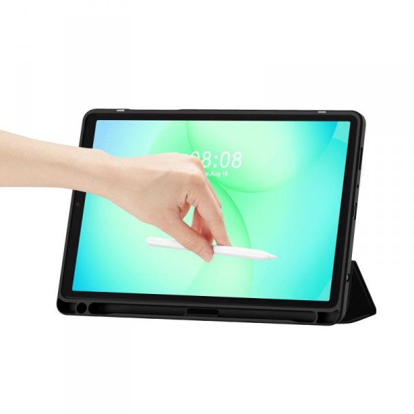 Pancerne Etui z Miejscem na Rysik do Samsung Galaxy Tab A9 8.7 - Tech-Protect SC Pen Hybrid - Czarne