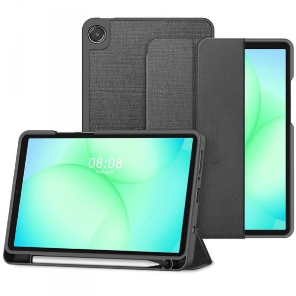 Etui z Miejscem na Rysik do Samsung Galaxy Tab A9 8.7 - Tech-Protect SC Pen Canvas - Szare