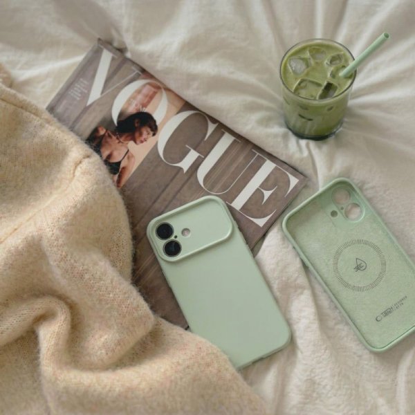 Etui Silikonowe Tech-Protect Silicone MagSafe do iPhone 17 Sage (Szałwiowy)