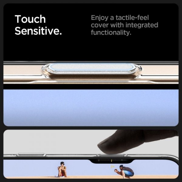 Etui Spigen Thin Fit "T" Mag do iPhone 16 Pro Max MagSafe – Przezroczyste / Białe