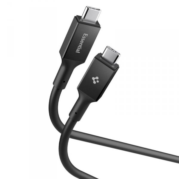 Kabel USB-C do USB-C Spigen 100W 2m Szybkie Ładowanie – Czarny