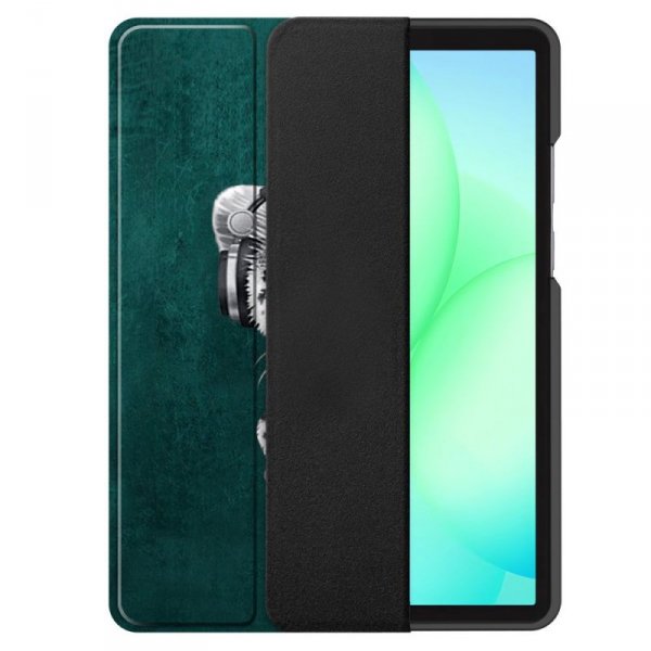 Śmieszne Etui do Galaxy Tab A9 Plus / A11 Plus - Tech-Protect SmartCase - Wzór Smutny Kot