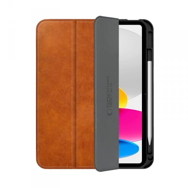 TECH-PROTECT FLEECE – Etui do iPad 10.9 (10. gen. 2022) / 11 (A16, 11. gen. 2025) – Brązowe