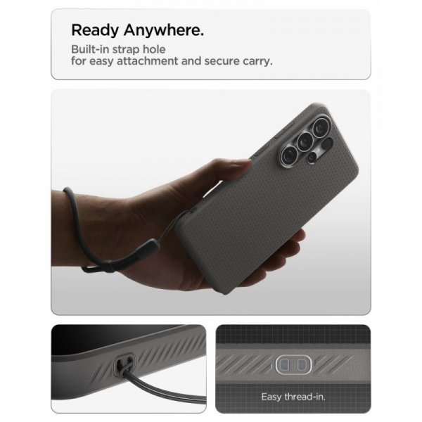 Etui Spigen Liquid Air Mag MagSafe do Samsung Galaxy S26 Ultra Marble Grey (Marmurowy Szary)