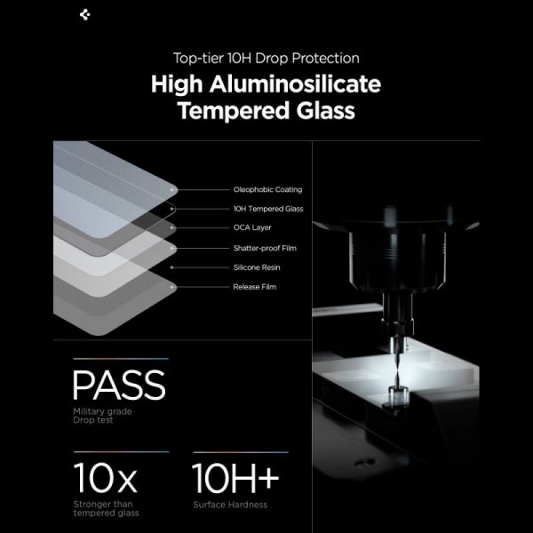 Szkło Hartowane Spigen Glas.tR EZ Fit Pro HD do Galaxy S26 2-Pack Clear