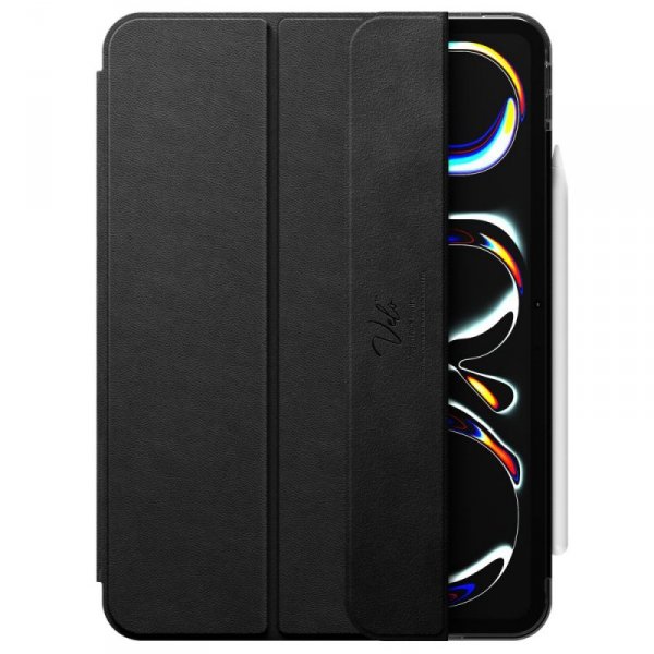 Etui Spigen iPad Pro 11 M4 2024 2025 Liquid Air Folio Czarne Case