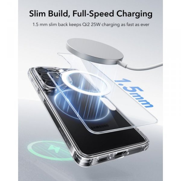 Etui MagSafe ESR Classic Hybrid do Samsung Galaxy S26+ Plus Case z Podstawką Clear