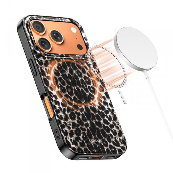 Etui do iPhone 17 Pro Max Tech-Protect Lamano MagSafe – Leopard / Panterka