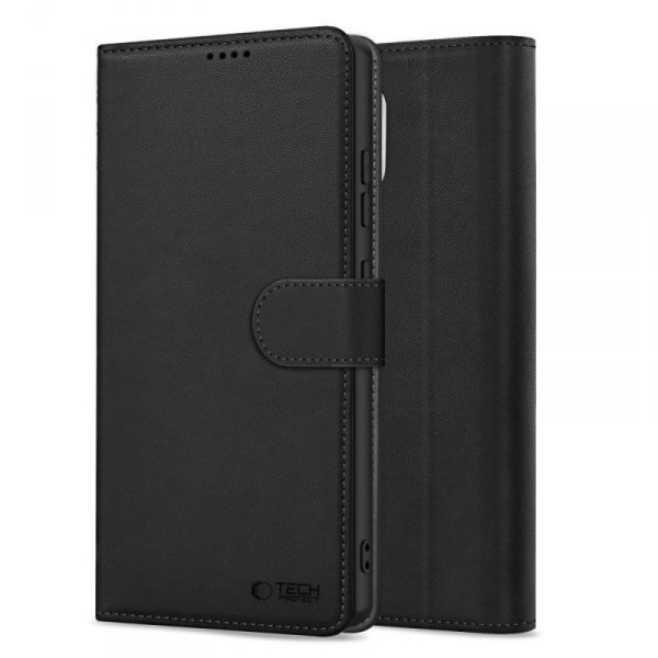 Profesjonalna: Etui z Klapką Tech-Protect Wallet do Poco M8 Pro / Redmi Note 15 Pro+ 5G Matte Black