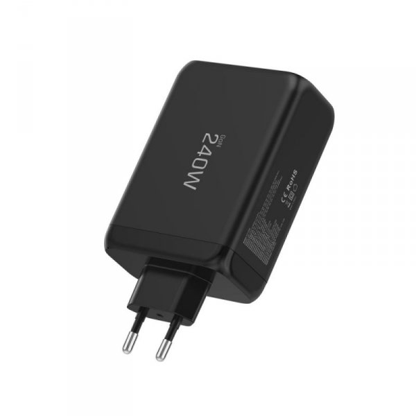 Ładowarka Sieciowa Tech-Protect NC240W-GaN 4-Port PD 240W QC3.0 Black