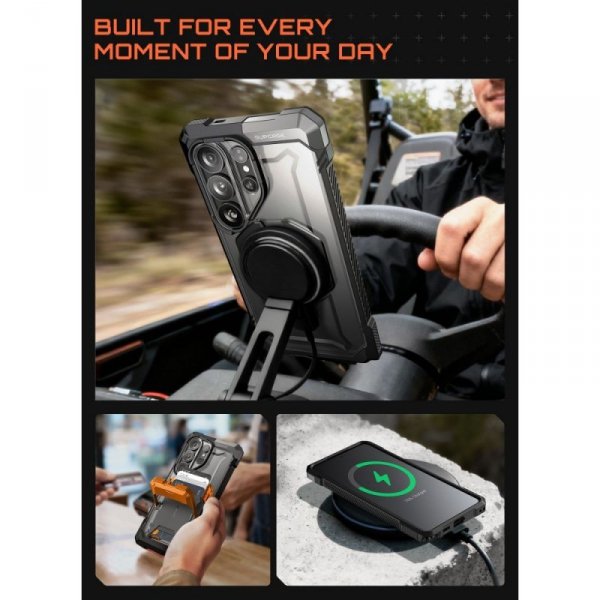 Supcase UB Grip Mag MagSafe Pancerne Etui do Samsung Galaxy S26 Ultra Czarne