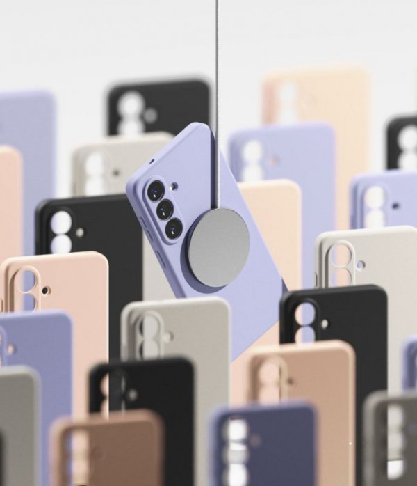 Magnetyczne Etui Samsung Galaxy S26 Plus Ringke Silicone MagSafe Lawenda