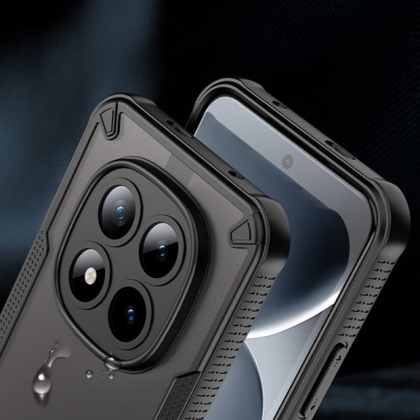 Tech-Protect Rugged Shield Pancerne Etui do Poco M8 Pro / Redmi Note 15 Pro+ 5G Matte Black