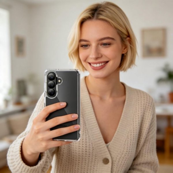 Etui hybrydowe Tech-Protect FlexAir Hybrid do Samsung Galaxy S26 – Clear