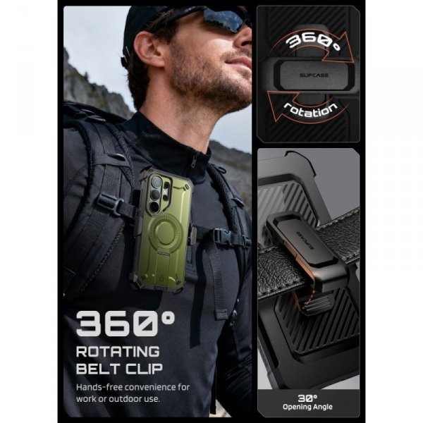 Supcase Pancerne Etui Unicorn Beetle Pro Mag MagSafe 2-Zestaw do Samsung Galaxy S26 Ultra Guldan