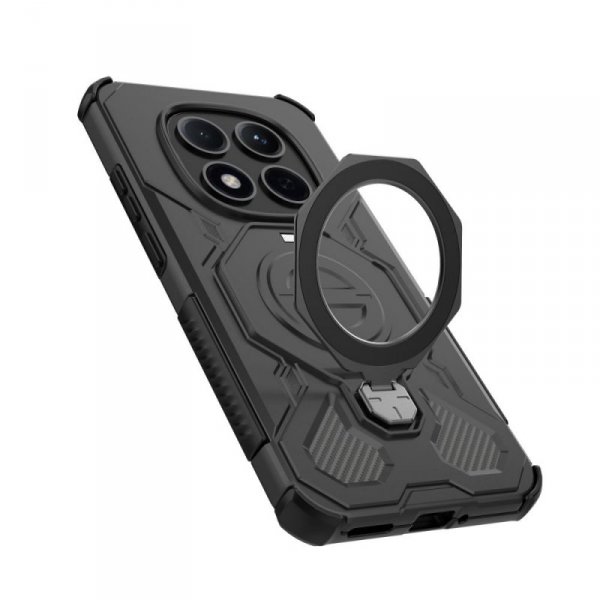 Tech-Protect TacticStand MagSafe Pancerne Etui do Xiaomi Redmi Note 15 Pro 5G Matte Black