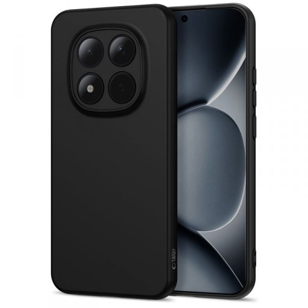 Tech-Protect Icon Etui Silikonowe do Xiaomi Redmi Note 15 Pro 5G Black Czarne
