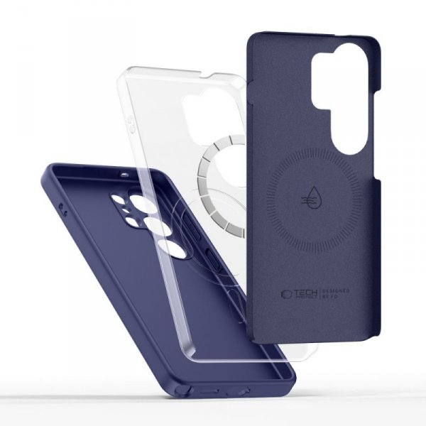 Etui Tech-Protect Silicone MagSafe do Galaxy S26 Ultra – kobaltowy fiolet (cobalt violet)