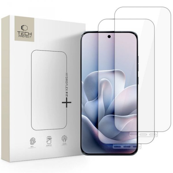 FOLIA HYDROŻELOWA TECH-PROTECT HYDRO FLEX+ 2-PACK MOTOROLA EDGE 70 FUSION / 70 FUSION+ PLUS 5G CLEAR