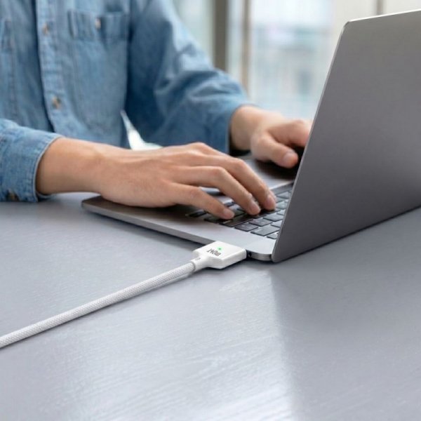 Tech-Protect MMC01 UltraBoost Magnetic MagSafe 3 140W 2m White – Kabel do MacBook