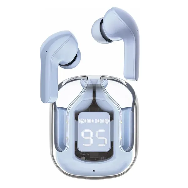 Acefast dokanałowe słuchawki bezprzewodowe TWS Bluetooth jasnoniebieski (T6 ice blue)