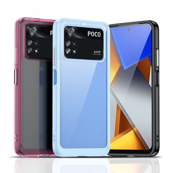Etui silikonowe Outer Space Case do Xiaomi Poco M4 Pro 5G - czarne