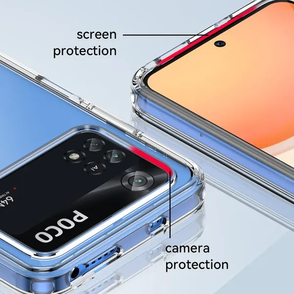 Etui silikonowe Outer Space Case do Xiaomi Poco M4 Pro 5G - czarne
