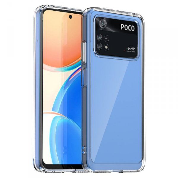 Etui silikonowe Outer Space Case do Xiaomi Poco M4 Pro 5G - czarne