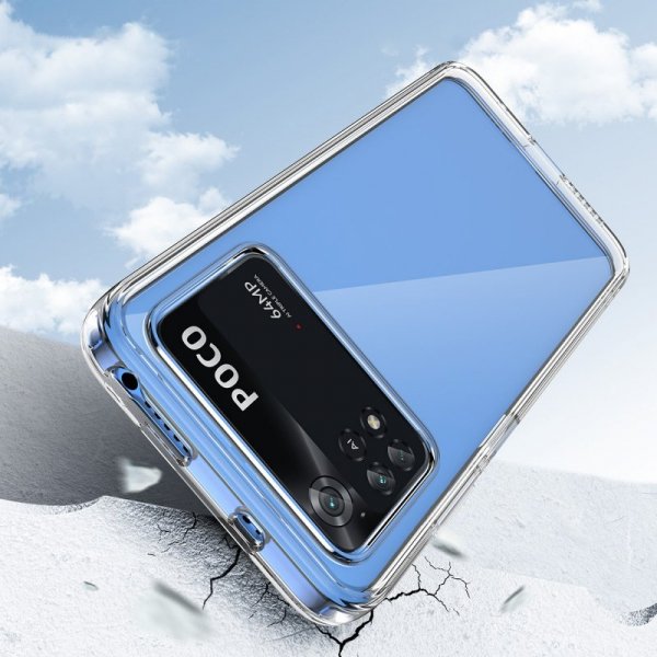 Etui silikonowe Outer Space Case do Xiaomi Poco M4 Pro 5G - niebieskie