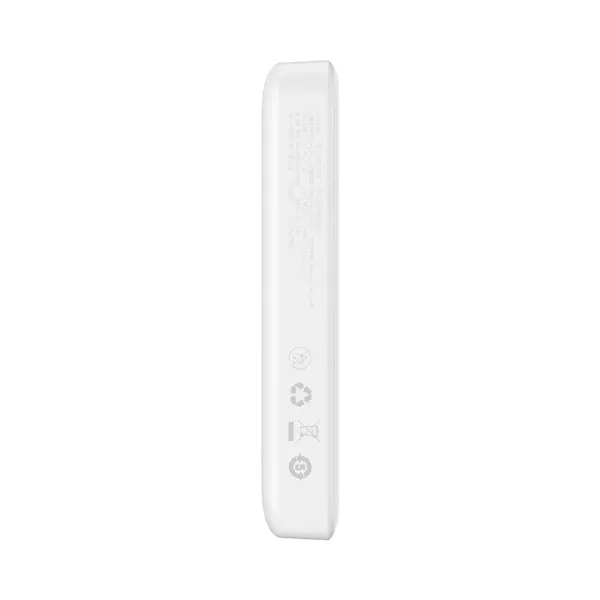 Powerbank Baseus Magnetic Mini 10000mAh USB-C PD 20W / MagSafe 15W - biały + kabel USB-C