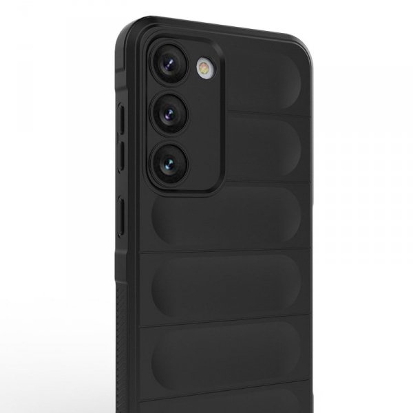 Magic Shield Case etui do Samsung Galaxy S23+ elastyczny pancerny pokrowiec czarne