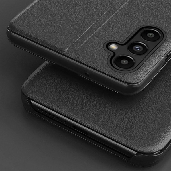 Eco Leather View Case etui do Samsung Galaxy S23 z klapką podstawka czerwone
