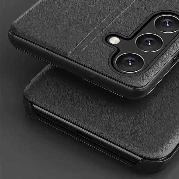 Eco Leather View Case etui Samsung Galaxy A54 5G z klapką podstawka czarne