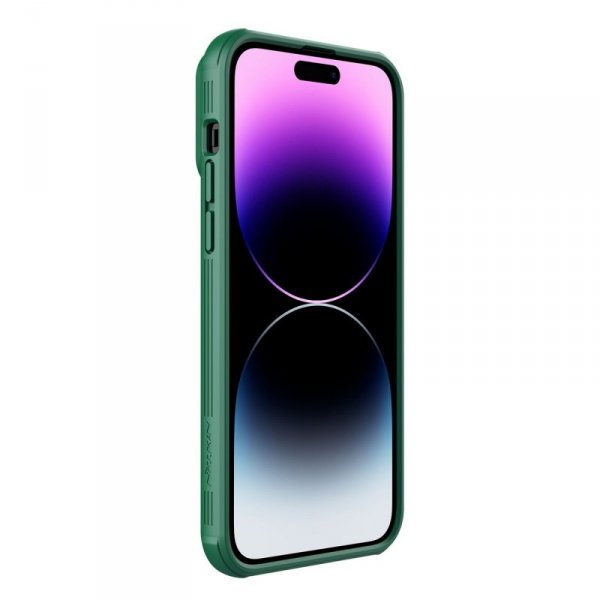 Nillkin CamShield S Case etui iPhone 14 Pro Max pancerny pokrowiec osłona na aparat zielone