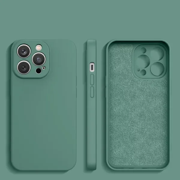 Silicone case etui Samsung Galaxy S23+ silikonowy pokrowiec zielone