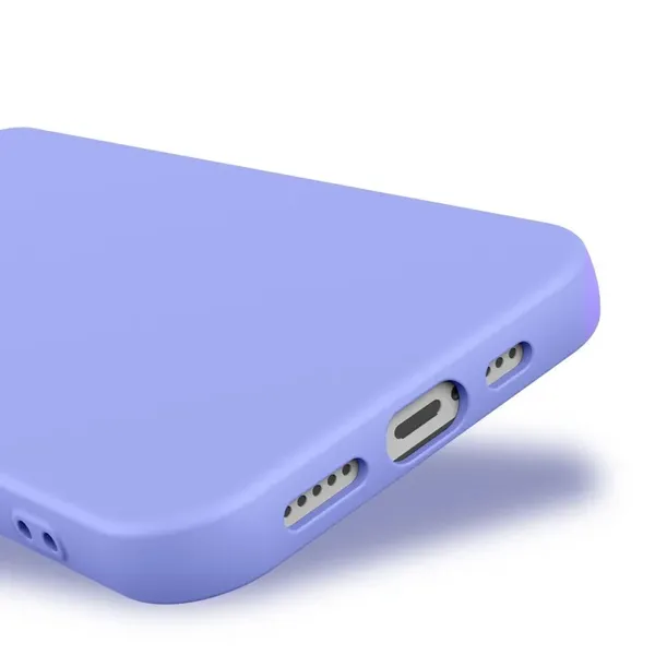 Silicone case etui Samsung Galaxy A14 5G / Galaxy A14 silikonowy pokrowiec jasnoniebieskie