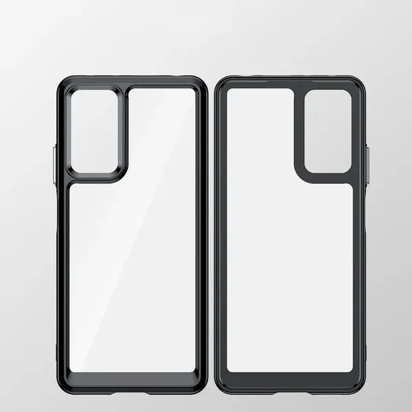 Outer Space Case etui Xiaomi Poco X5 5G / Redmi Note 12 5G pokrowiec z elastyczną ramką czarne