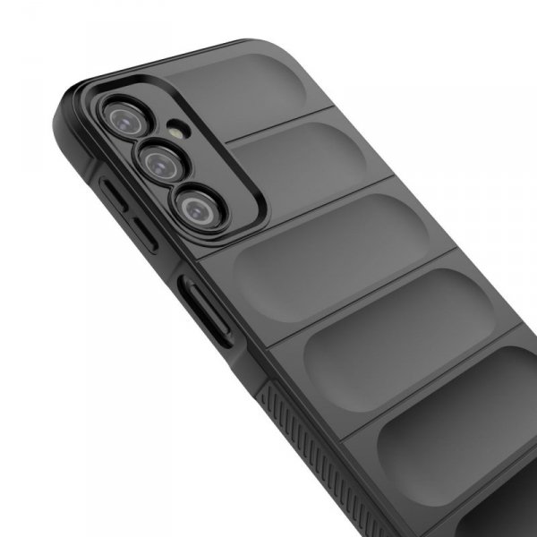 Magic Shield Case etui do Samsung Galaxy A24 4G elastyczny pancerny pokrowiec czerwone