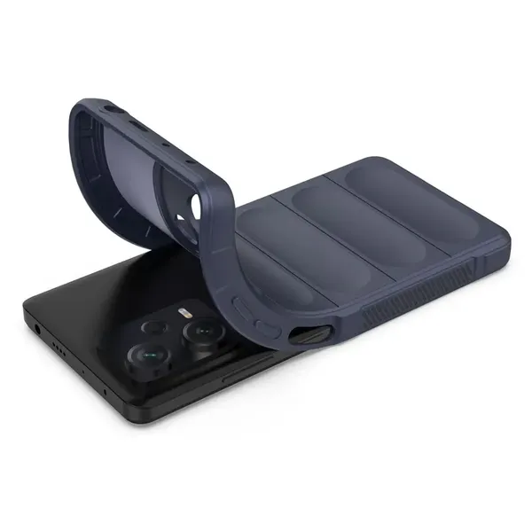 Magic Shield Case etui do Xiaomi Redmi Note 12 Pro+ elastyczny pancerny pokrowiec niebieskie
