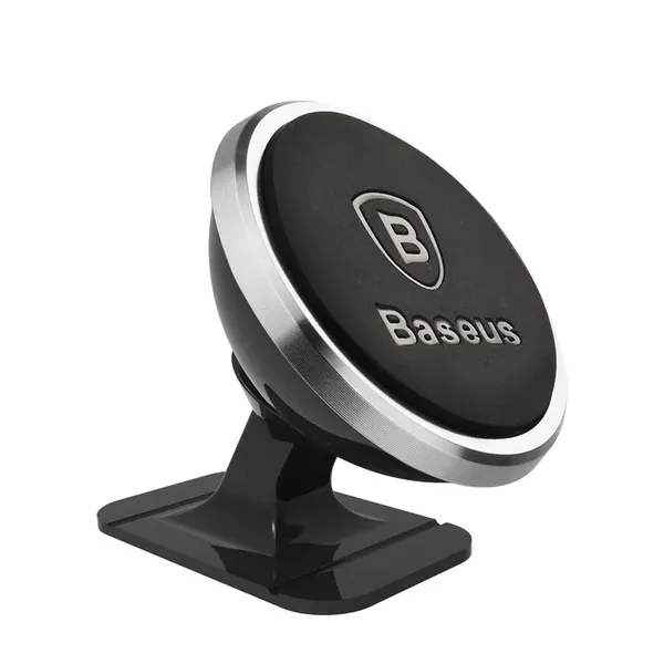 Uchwyt magnetyczny do samochodu na kokpit Baseus 360º (Overseas Edition) - srebrny
