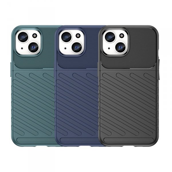 Pancerne etui Thunder Case do iPhone 15 - niebieskie