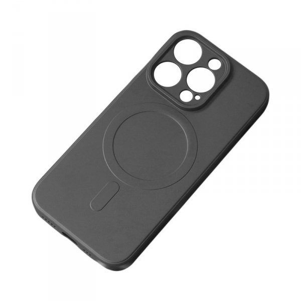 Silikonowe etui kompatybilne z MagSafe do iPhone 15 Pro Max  Silicone Case - czarne