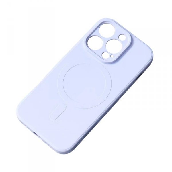 Silikonowe etui kompatybilne z MagSafe do iPhone 15 Pro Silicone Case - niebieskie