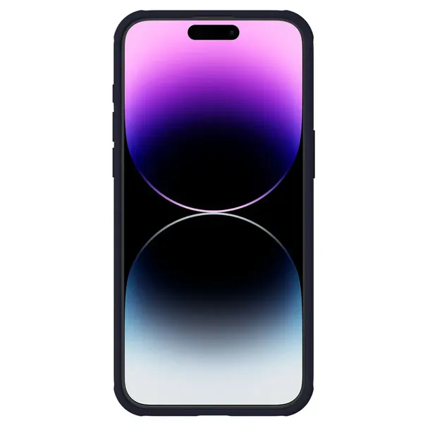 Pancerne etui Nillkin CamShield Pro Magnetic Case do iPhone 15 Pro Max z osłoną na aparat - fioletowe